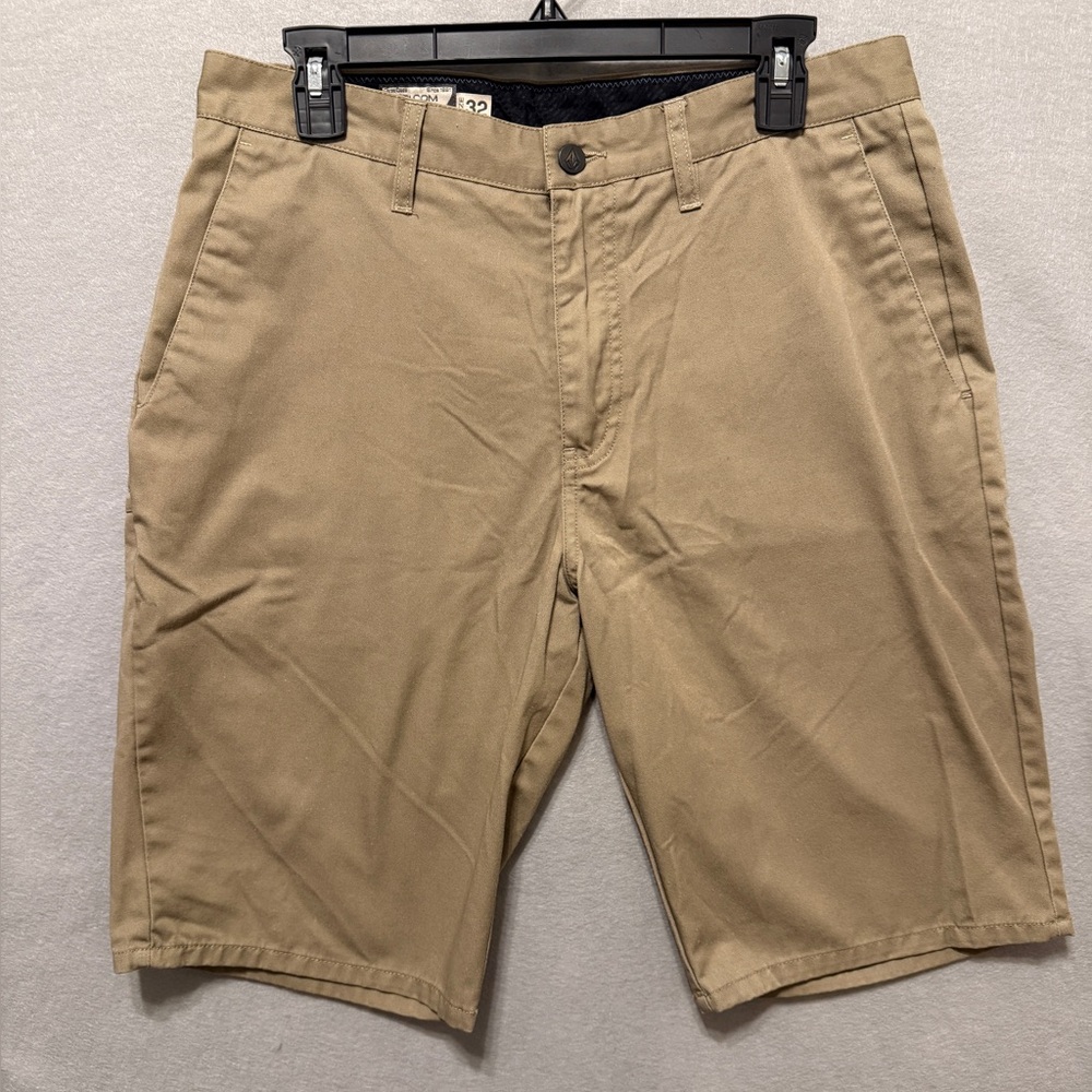 Volcom Men’s Chino Skate Shorts Beige/Tan Size 32